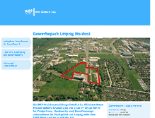 Tablet Screenshot of gewerbepark-nordost.de